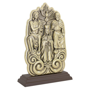 20345OVACR Adorno Divino Pai Eterno em Metal Ouro Velho 20cm