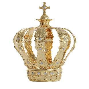 20368DOU Adorno Coroa Nossa Senhora Aparecida 11cm