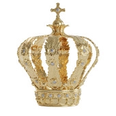 20368DOU Adorno Coroa Nossa Senhora Aparecida 11cm
