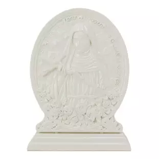 20029FENDI Adorno de Santa Rita de Cássia em Metal Fendi 21,5cm