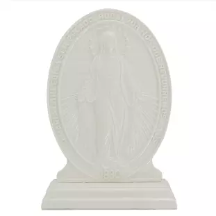 20416FENDI Adorno de Nossa Senhora das Graças Metal Fendi 19cm