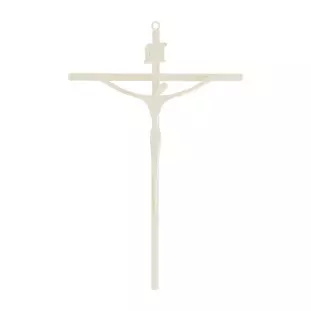 31053MARFIM Crucifixo Estilizado Marfim 29cm