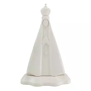 31229FENDI Imagem Nossa Senhora Aparecida Estilizada em Metal Fendi 25cm